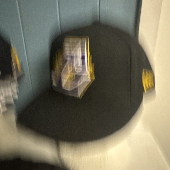 Lot Of 3 Los Angeles Lakers LA Black Snapback Hats Baseball Caps Basketball Pin - Picture 5 of 13